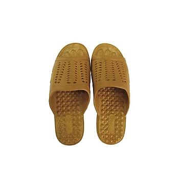 （まとめ）ニッポンスリッパ 成型サンダル 紳士用 L キャメル 10足組×5セット