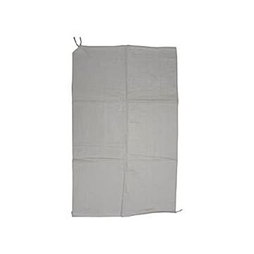 （まとめ）ユタカメイク 収集袋 PP収集袋（乳白）60cm×100cm W-42 1パック（5枚）【×20セット】