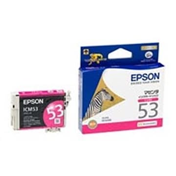 (業務用5セット) EPSON エプソン インクカートリッジ 純正 ICM53 マゼンタ
