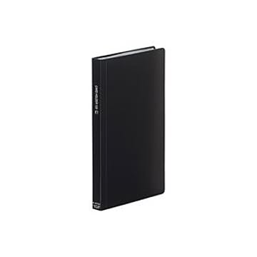 （まとめ）LIHITLAB カードホルダー タテ型 A4102-24 黒【×10セット】
