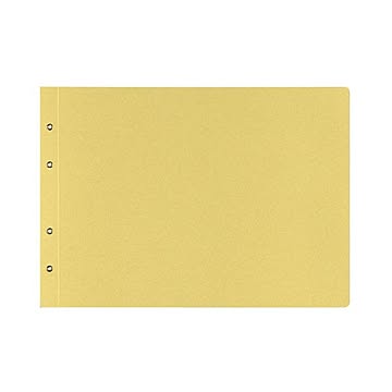 （まとめ）コクヨ 綴込表紙C クラフトタイプB4ヨコ 4穴 ツ-53 1セット(10組20枚:1組2枚×10パック) 【×5セット】