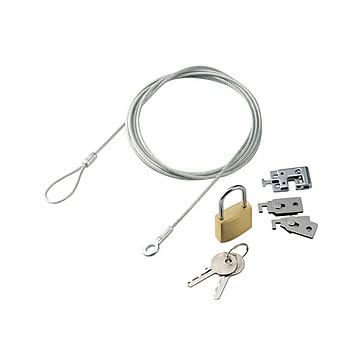 (まとめ) エレコム凹型、凸型スロット両対応セキュリティロック ESL-25 1パック 【×5セット】