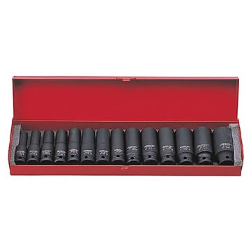 SIGNET（シグネット） 23296 1／2DR 14PC ミリ ディープインパクトソケットセット