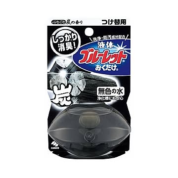 （まとめ）小林製薬 液体ブルーレツトおくだけ替 心なごむ炭の香り 【×12点セット】
