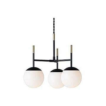 Bliss mini-pendant 3ブリスミニペンダント 3 (LED球付属) AW-0603E ペンダントランプ 吊下げ照明 ダイニング照明 天井照明 3灯 E17 60W相当×3