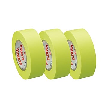 （まとめ） ヤマト メモックロールテープ 蛍光カラー 15mm スペア/詰替用テープ（蛍光紙） レモン 【×20セット】