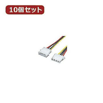 変換名人 10個セット IDE電源延長30cm IDEP/CA30X10 管理No. 4589452953110