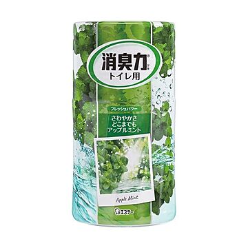 （まとめ）エステー トイレの消臭力 アップルミント400ml 1セット（5個）【×5セット】