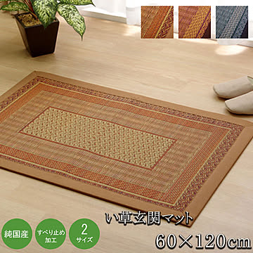 イケヒコ・コーポレーション い草 玄関マット ベージュ 60×120cm