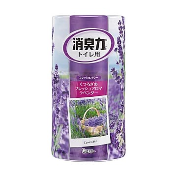 （まとめ）エステー トイレの消臭力 ラベンダー400ml 1セット（5個）【×5セット】