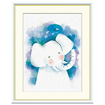 額絵 ぞう 木下つぐみ 42x34cm 三幸