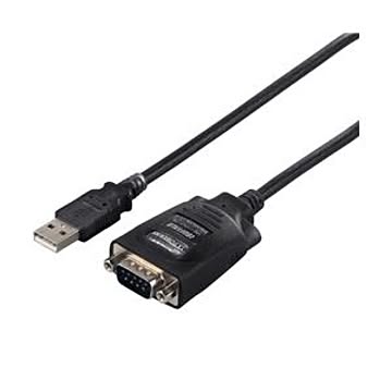 バッファロー（サプライ） USBシリアル変換ケーブル 0.5m ブラックスケルトン BSUSRC0605BS