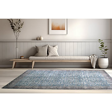 レトロ Retro トルコ製 ビンテージスタイルラグ CV-SECOND 02