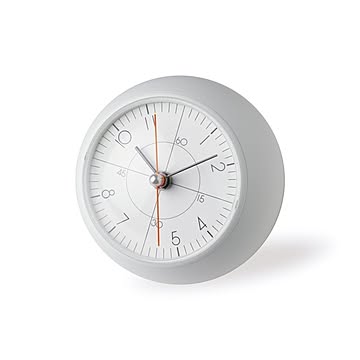 Lemnos レムノス earth clock less アース クロック レス TIL19-09 置時計 置き時計 音がしない スイープムーブメント テーブルクロック デスククロック