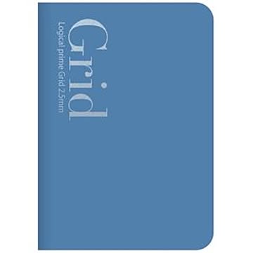 （まとめ） ロジカルプライムノート グリッド2.5 B6／2.5mm方眼／120枚 NB601-8【×5セット】