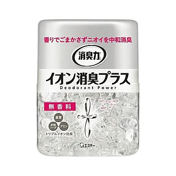 （まとめ） エステー 消臭力クリアビーズ イオン消臭プラス 本体 320g 【×10セット】