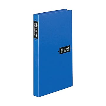 コクヨ CD/DVDファイルディスクタウン6枚シート 24枚収容 青 EDF-C105B 1セット5冊