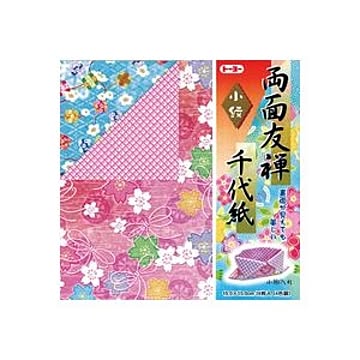 （まとめ） トーヨー 両面友禅千代紙 10118 15cm 小紋【×20セット】