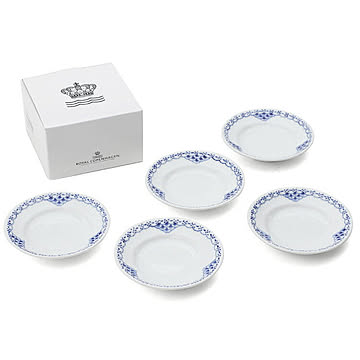 ロイヤルコペンハーゲン 104 プリンセス 045 プレート 5枚セット 11cm Royal Copenhagen Princess