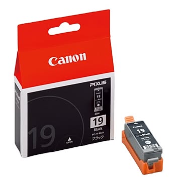 (業務用4セット) Canon キヤノン インクカートリッジ 純正 BCI-19BK ブラック(黒)