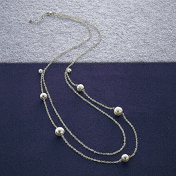 コットンパールファッションネックレス M80520915 管理No. 4560265650700