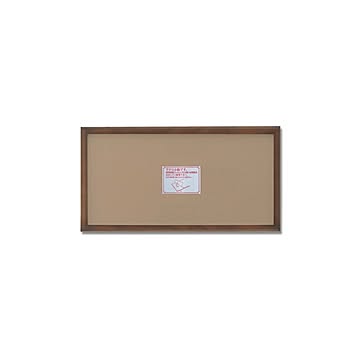 【長方形額】木製額 縦横兼用額 前面アクリル仕様 ■高級木製長方形額（500×250mm）ブラウン