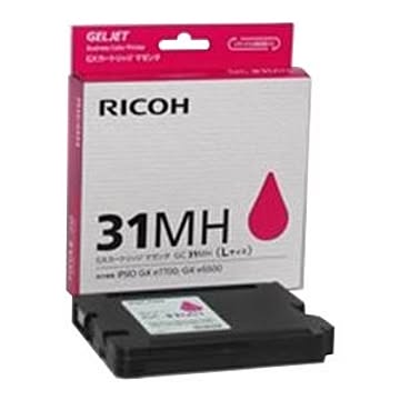 (業務用5セット) RICOH（リコー） GXカートリッジ GC31MH マゼンタ