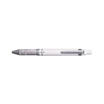 （まとめ） 三菱鉛筆 ユニボール RE3 3色ボールペン 0.5mm BIZ ホワイト 【×5セット】