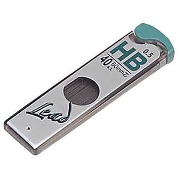 （まとめ） プラチナ プラチナシャープ SHARP芯 P-LEAD 0.5mm HB シン5Q-200A#4 1個（40本） 【×40セット】