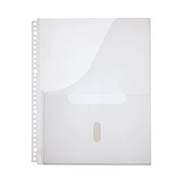 （まとめ） キングジム 取扱説明書ファイル用ポケット30穴 2630PB×30セット