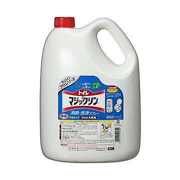 （まとめ） 花王 トイレマジックリン 消臭・洗浄スプレー ミントの香り 業務用 4.5L 1本 【×2セット】