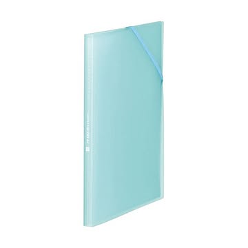 まとめ キングジム クリアーファイルホルダーイン A4タテ 12ポケット 水色 6171-3Tミス 1冊  ×30セット