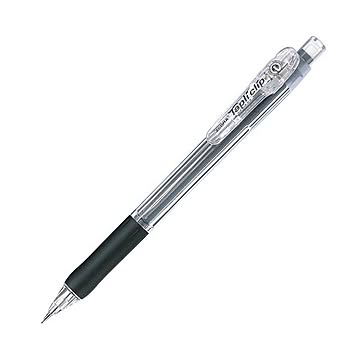(まとめ) ゼブラ タプリクリップシャープ0.5mm （軸色 黒） MN5-BK 1セット（10本） 【×10セット】