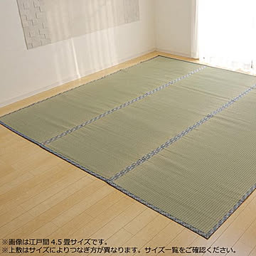 純国産 柿田川 い草 上敷きカーペット 江戸間2畳 約176×176cm