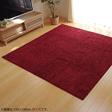 イケヒコ・コーポレーション ラグ シャンゼリゼ 4722119 ワイン 190×190cm
