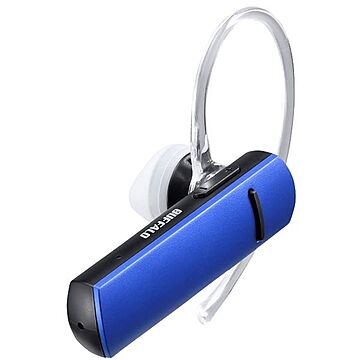 バッファロー(サプライ) Bluetooth4.1対応 片耳ヘッドセット ブルー BSHSBE200BL