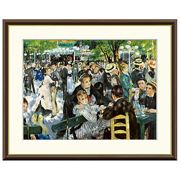 額絵 ムーラン・ド・ラ・ギャレット ピエール＝オーギュスト・ルノワール 42x34cm 三幸