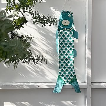  Madame MO（マダムモー）こいのぼり　Sサイズ　70cm k030　カリビアンブルー