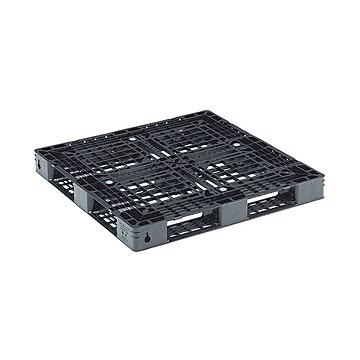 三甲 軽量樹脂パレット D4-1111-11 ブラック