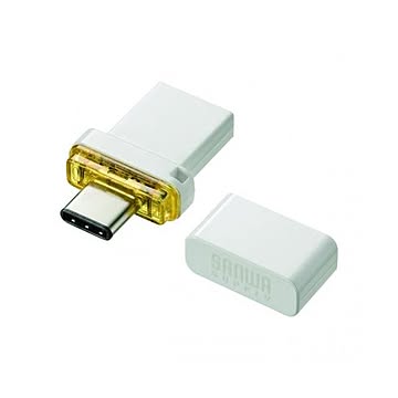 サンワサプライ USBメモリ USB A＆Type-Cコネクタ付き 16GB