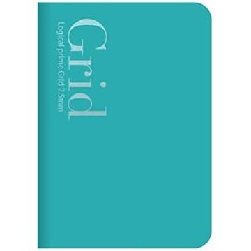 （まとめ） ロジカルプライムノート グリッド2.5 B6／2.5mm方眼／120枚 NB601-7【×5セット】