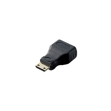 (まとめ)エレコム HDMI変換アダプタ(タイプA-タイプC) AD-HDAC3BK×5セット