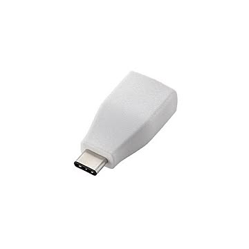 (まとめ)エレコム Type-C変換アダプタ USB3-AFCMADWH×2セット
