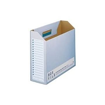 （まとめ）プラス ボックスファイル FL-099BF A4E 青 10冊【×2セット】