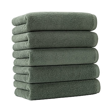 スマートエール しっかり長持ちフェイスタオル 5枚 【プラザセレクト】