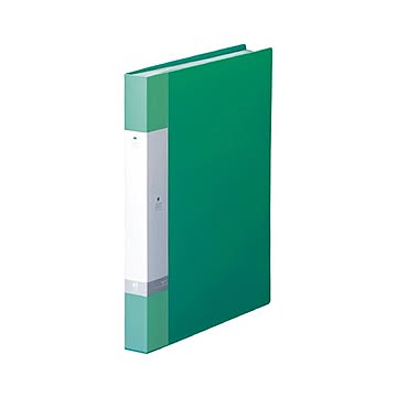 （まとめ） リヒトラブ リクエスト・クリヤーブック A4判タテ型（40ポケット） G3202-7 緑 1冊入 【×5セット】