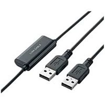 (業務用5セット) エレコム(ELECOM) データ移行リンクケーブル 1.2m UC-TV3BK