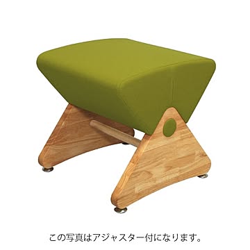 モナディー スツール キャスター付き クリア 布 グリーン ＷＡＳ０１ＳＣ