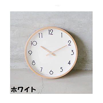 【Creer/クレエ】キャンパス ウォールクロック　L