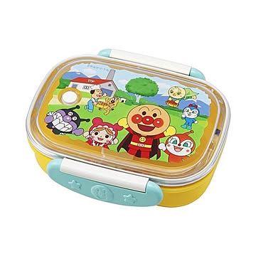 アンパンマン 子供用 お弁当箱/ランチボックス イエロー 280ml ロック式 弁当 電子レンジ 食洗機 日本製 キッズ レック